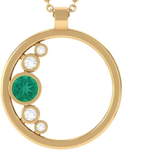Emerald jewelry for Taurus or Gemini.