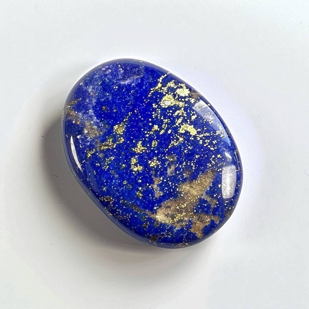 Lapis Lazuli Palm Stone for Healing is perfect as a Libra birthstone gift or a Taurus birthstone gift.