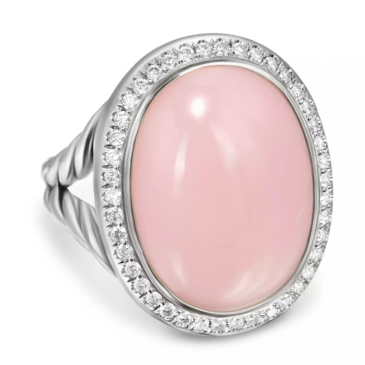 Pink Opal Statement Ring