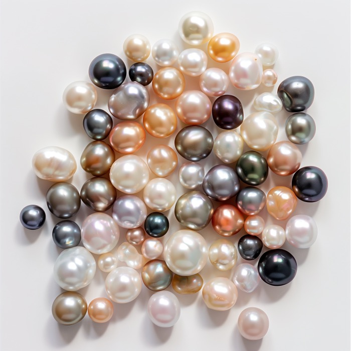 Pearls in Different Sizes & Colors